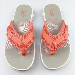 Clarks Women's Size 5 Coral Brinkley Flip Flops